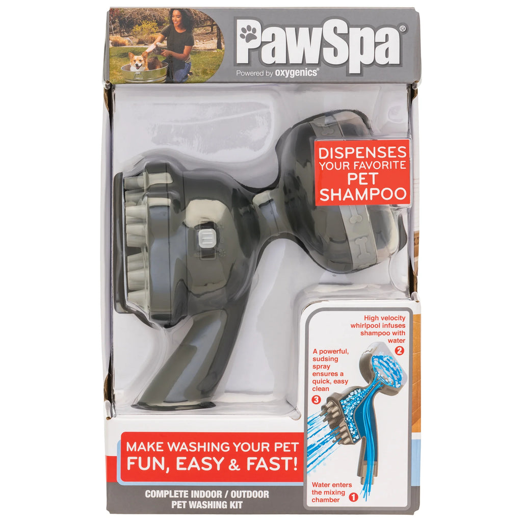 Pawspa Shampooch Dog Bathing Kit, Pet Shower Sprayer & Grooming Hose for Indoor/Outdoor Use