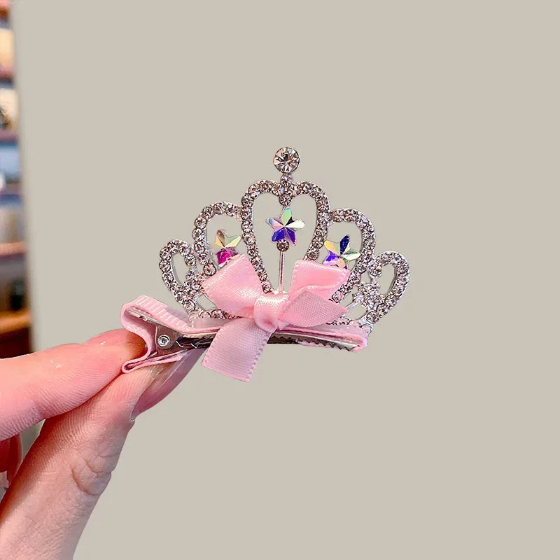 Dog Accessories Pet Grooming for Puppy Cat Dog Hair Clip Crown Bow Pet Hairpins Dog Multicolor Cat Headwear Pet Accessories