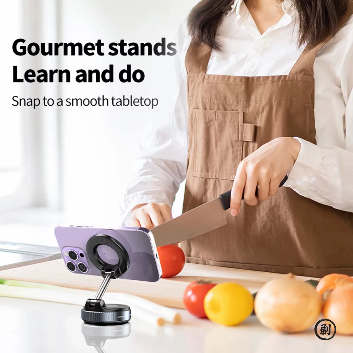 Car Phone Magnetic Stand Mechanical Vacuum Suction Cup Rotate 360° Magnetic Adsorption Bracket Navigation Universal Holder