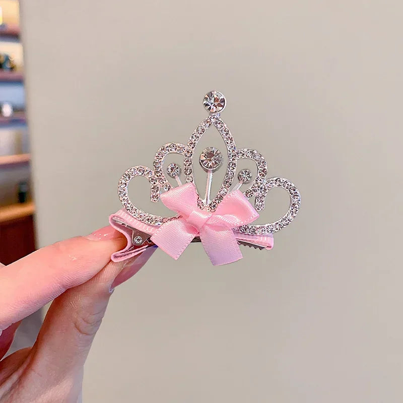 Dog Accessories Pet Grooming for Puppy Cat Dog Hair Clip Crown Bow Pet Hairpins Dog Multicolor Cat Headwear Pet Accessories
